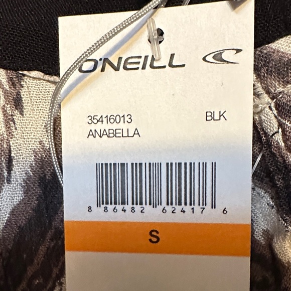 O'Neill Black and White Chevron Mini Dress - Picture 5 of 9